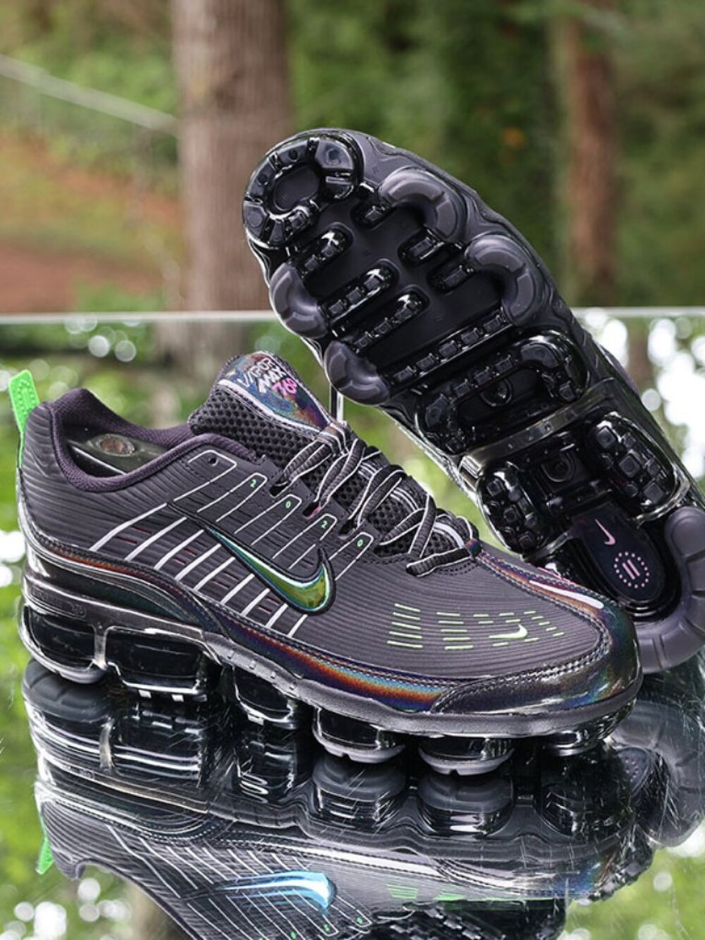 Nike Air VaporMax 360 Black Green - Picture 5 of 14
